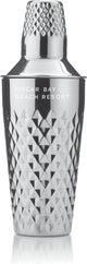 Viski faceted cocktailshaker - roestvrijstaal - 740ml