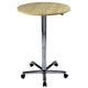 Bach statafel hammerer 70 75 x 72 - 114 cm esdoorn poot verchroomd