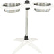 Trixie Voerstandaard hondenbar melamine rvs wit