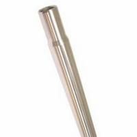 zadelpen vast kaars 27.2 x 350 mm aluminium zilver