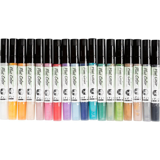 Creativ company plus color acrylstiften acrylverf marker, 18st.
