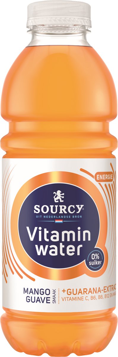 Sourcy - vitaminwater - mango guave - 6 x 1 liter - voordeelverpakking
