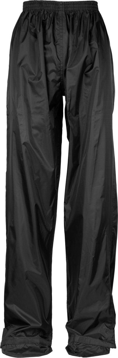 Ralka regenbroek waterdicht en met schoenbeschermer - kids - zwart - 152