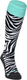 Brabo bc8300c socks zebra unisex sportsokken - black white