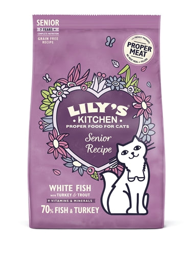 Load image into Gallery viewer, Lily's kitchen Cat senior fish turkey recipe
