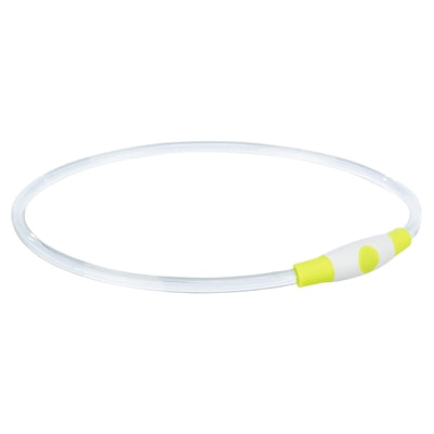 Trixie lichtgevende halsband usb flash light oplaadbaar tpu groen