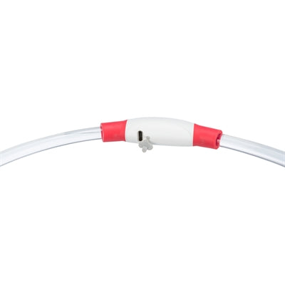 Load image into Gallery viewer, Trixie lichtgevende halsband usb flash light oplaadbaar tpu rood
