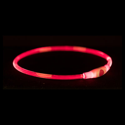 Afbeelding laden in galerijviewer, Trixie lichtgevende halsband usb flash light oplaadbaar tpu multi
