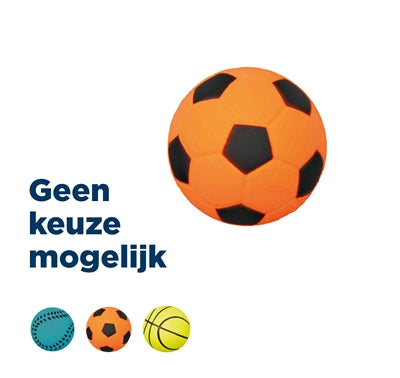 Trixie bal drijvend schuimrubber assorti