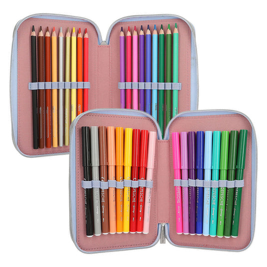 Topmodel 3-vaks etui met app team teddy