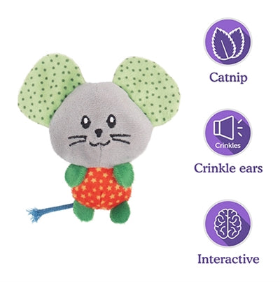Load image into Gallery viewer, Rosewood Little nippers mighty muis met catnip
