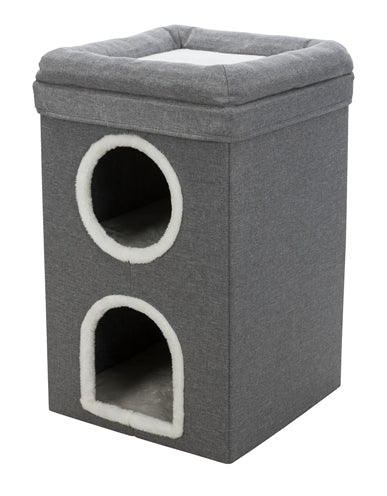 Afbeelding laden in galerijviewer, Trixie krabpaal cat tower saul grijs
