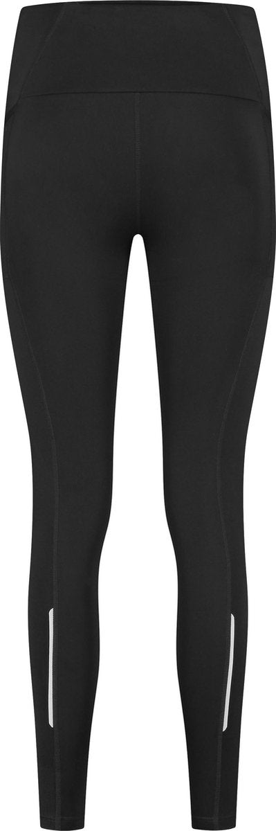 Rogelli essential dames lange hardloopbroek - hoge tailleband - zwart