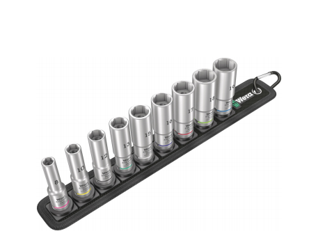 Wera belt b - deep 1 doppen set, met 3 8 -aandrijving - 05004545001