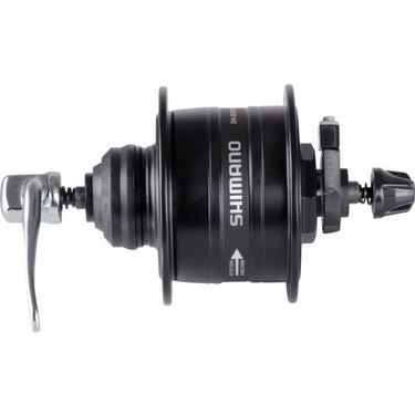 Shimano dynamonaaf hd-3d37 3 watt - 32 gaats - center lock - snelspanner - zwart