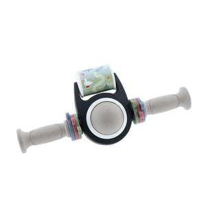 Qibbel toybar met windscherm air - warm grey
