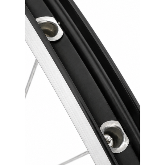 Abi voorwiel 28 inch zac 2000 - aluminium naaf - zwart