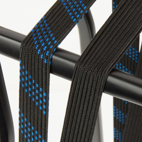 Load image into Gallery viewer, Qibbel widek veiligheidsbinder suv stalen haak 54cm zwart blauw

