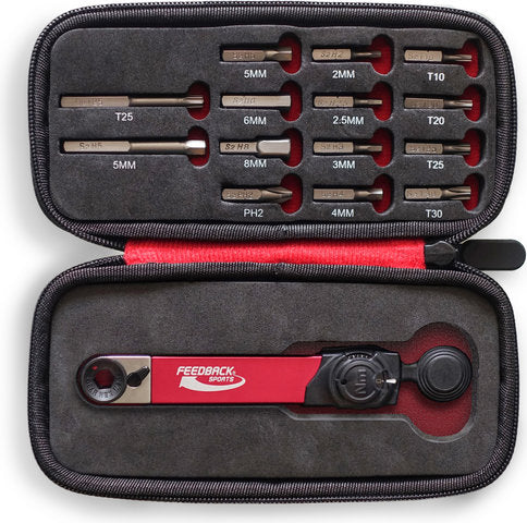 Load image into Gallery viewer, Feedback sports range torque wrench w bit set
