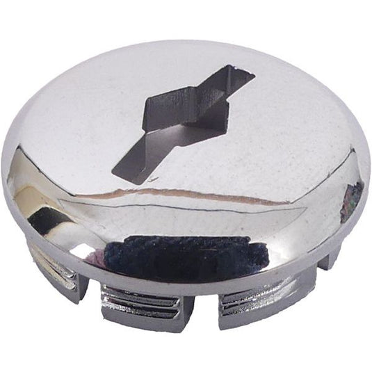 Crankdop kunststof - zilver (25 stuks)