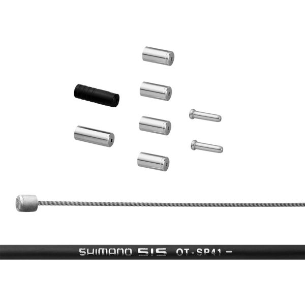Load image into Gallery viewer, Shimano versnellingskabelset race rvs - zwart
