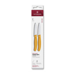 Victorinox schilmesje 2 stuks geel glad spits 8cm