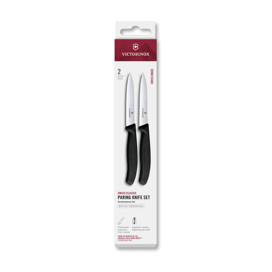 Victorinox schilmesje 2 stuks zwart 10cm