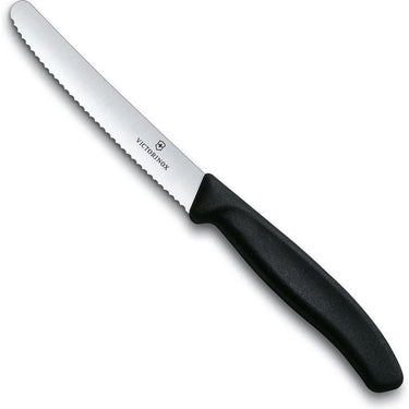 Victorinox tafel- tomatenmes gekarteld zwart lemmet