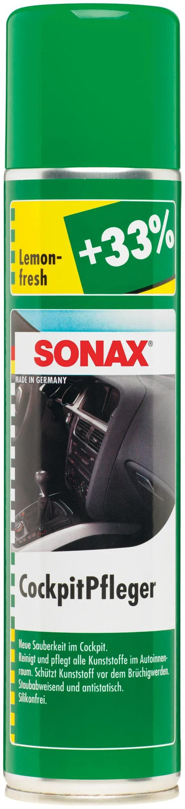 Sonax kunststofonderhoudsmiddel cockpitpfleger cockpit care 400 ml lemon-fresh
