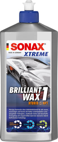 Sonax auto polijstmiddel xtreme brilliantwax 1 hybrid npt brillantwax 1 nano pro extreme 500 ml