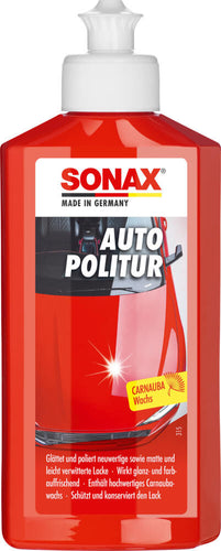 Sonax auto polijstmiddel car polishes 250 ml pet bottle