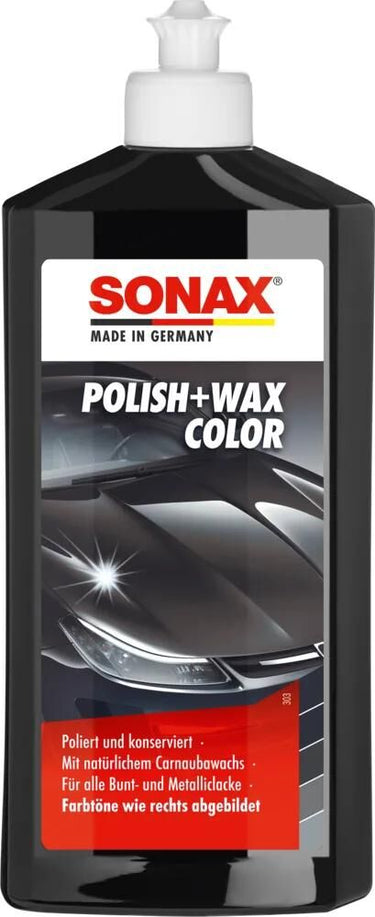 Sonax autopoetsmiddel polish wax color nanopro color polish + wax black nanotechnology