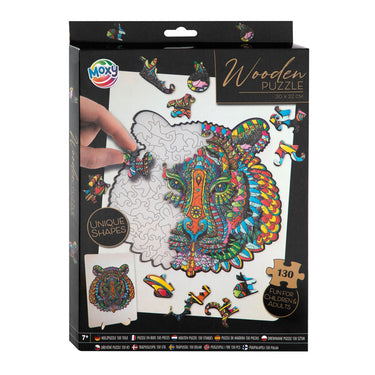 Moxy houten puzzel leeuw 140 stukjes 30x22cm