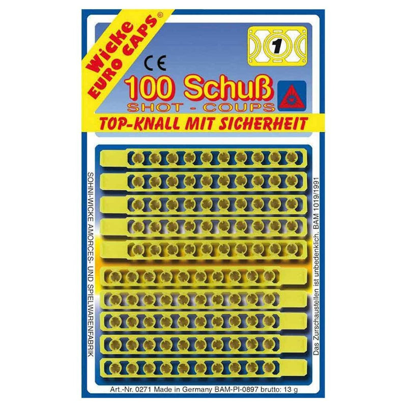 Wicke amorces 100 schots 10 strips