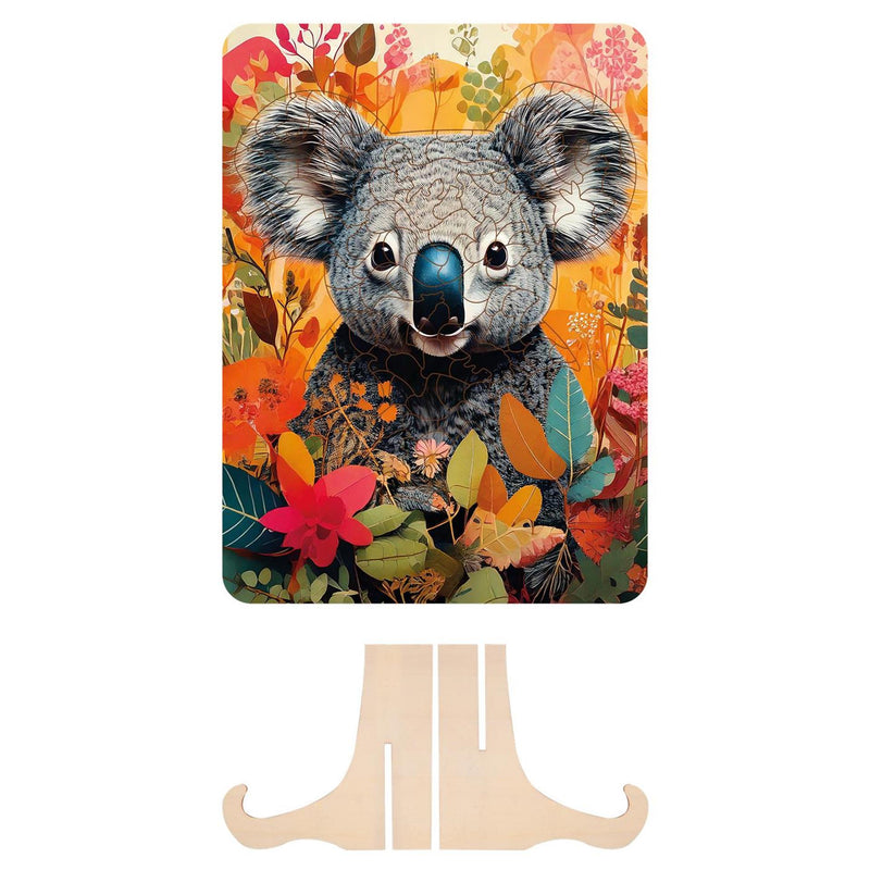 Load image into Gallery viewer, Moxy houten puzzel koala unieke vormen

