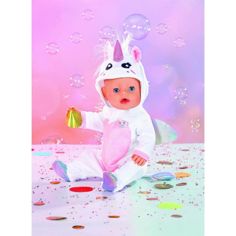Load image into Gallery viewer, Baby born eenhoorn onesie
