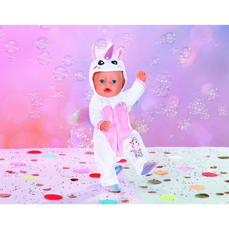 Load image into Gallery viewer, Baby born eenhoorn onesie
