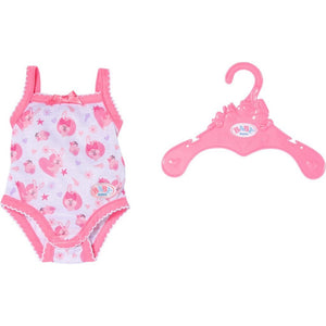 Baby born rompertje 43 cm roze wit