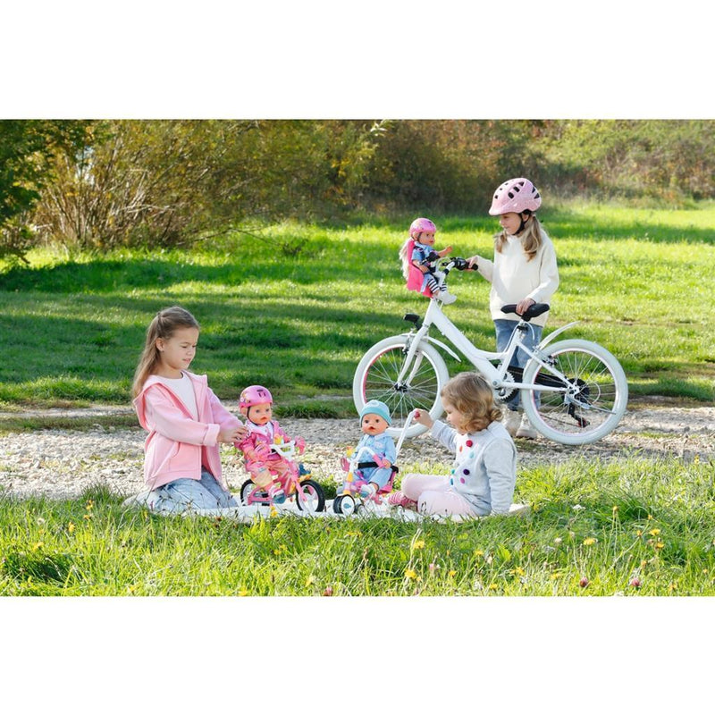 Load image into Gallery viewer, Baby born fietsstoeltje roze
