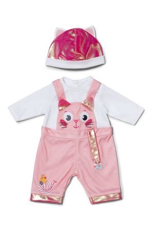 Baby born onesie met muts 43cm