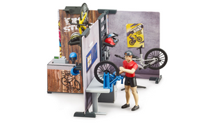 Bruder bworld fietsenmaker met werkplaats