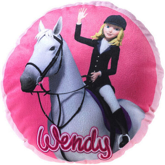 Heunec knuffelkussen wendy roze 25 cm