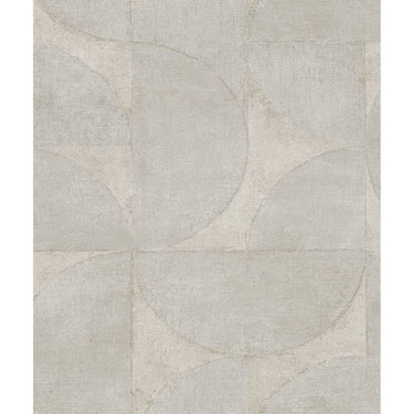 Noordwand Noordwand Behang Vintage Deluxe Graphic Circle grijs en beige