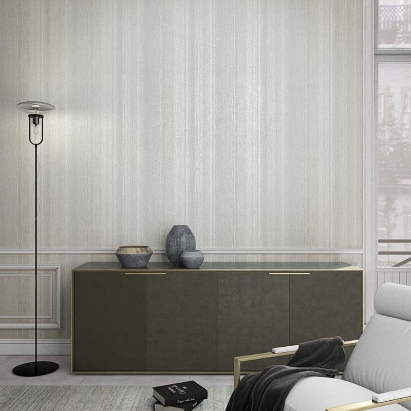 Load image into Gallery viewer, Noordwand noordwand behang vintage deluxe stripes grijs en paars
