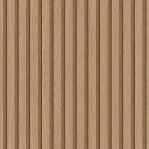 Noordwand behang botanica wooden slats bruin