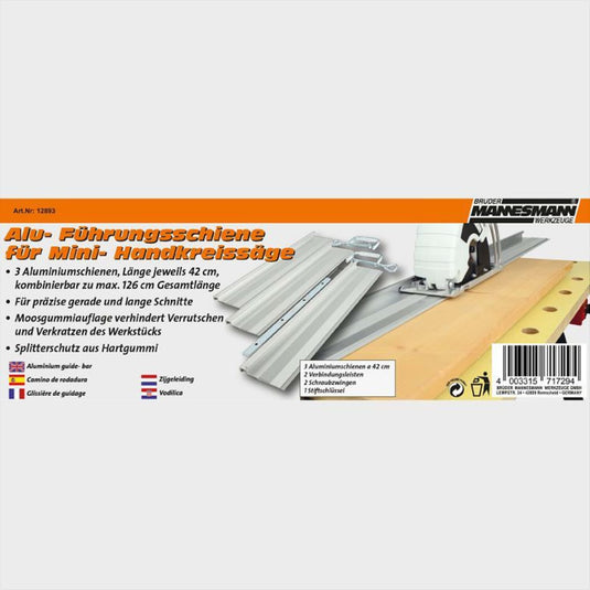 Brüder mannesmann zaaggeleiders voor cirkelzaag 3 st