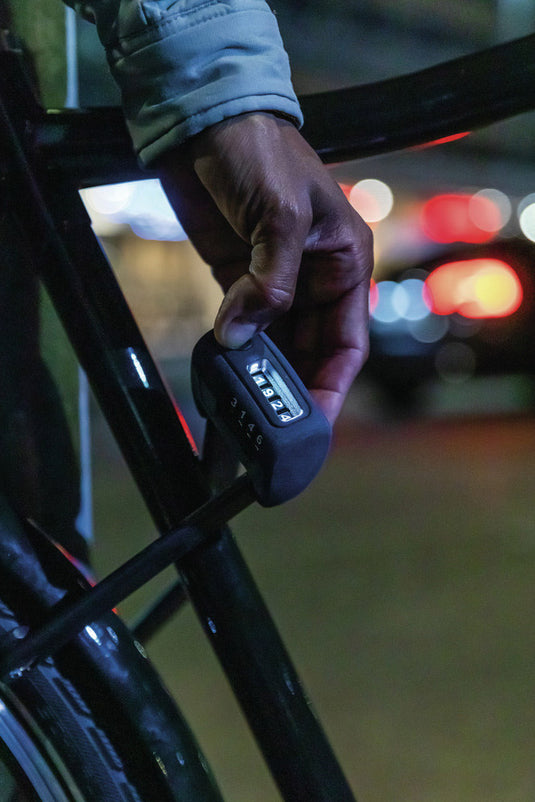 Abus vouwslot Bordo 6000C 90 zwart LED SH - Fietsslot