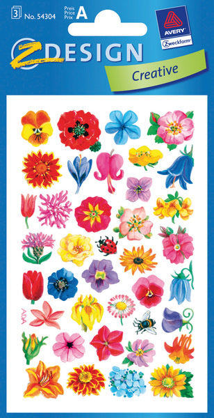 Load image into Gallery viewer, Avery av-54304 papieretiket z-design creative pakje a 3 vel bloempjes
