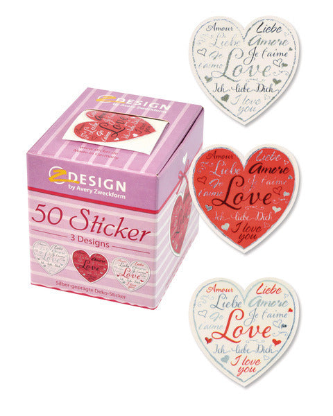 Load image into Gallery viewer, Avery av-56813 decosticker box harten 3 designs
