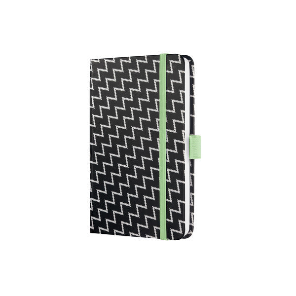 Load image into Gallery viewer, Sigel Sigel SI-JN318 Notitieboek Jolie Beauty A6 Hardcover Gelinieerd #039;black Monochrome #039;
